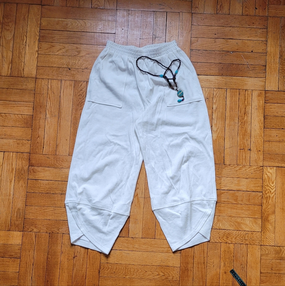 White Wide Leg Pants